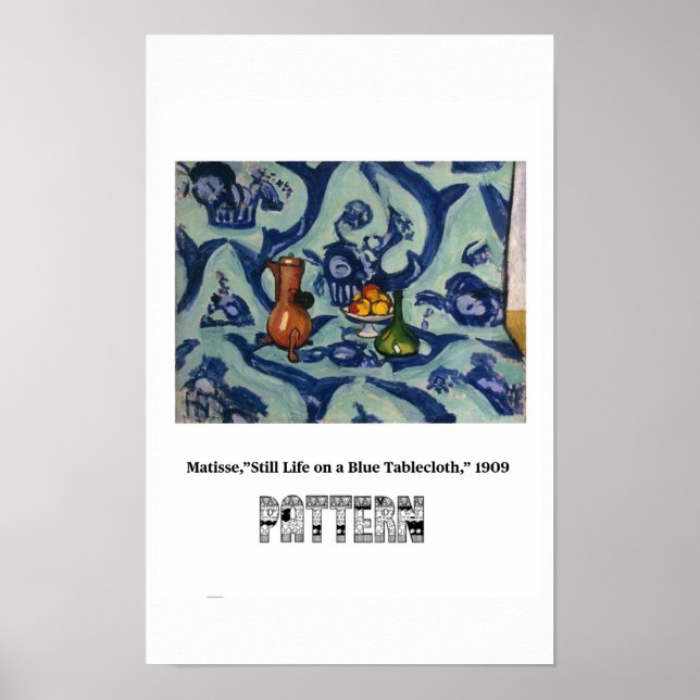 Poster Princípios da Arte - Padrão, Matisse (Frente)