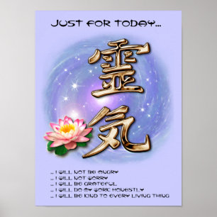 Poster Princípios de Reiki
