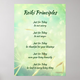 Póster Princípios de Reiki