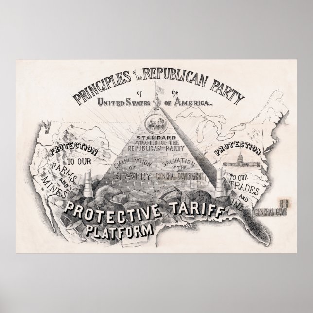 POSTER PRINCÍPIOS DO PARTIDO REPUBLICANO (Frente)