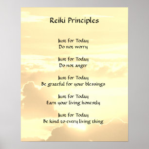 Póster Princípios Reiki