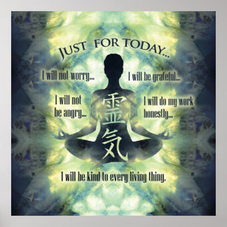 Poster Princípios Reiki - Conceitos Reiki