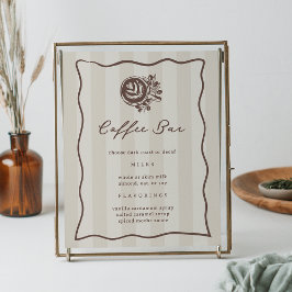 Poster Printable Coffee Bar Menu Sign