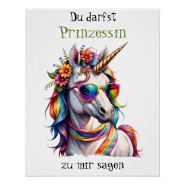 Póster Prinzessin Einhorn 3