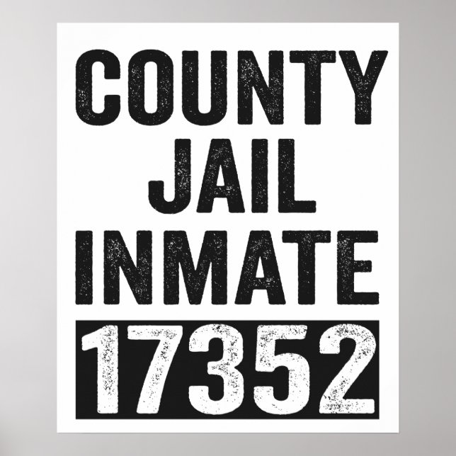 Poster Prisão de Dia de as Bruxas engraçado 17352 na pris (Frente)