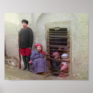 Poster Prisão e Prisioneiros - Foto Colorido Vintage 1912