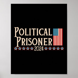 Poster Prisioneiro 2024 Votação Trump 5 de novembro bande