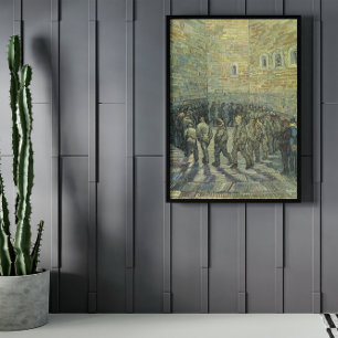 Poster Prisioneiros Exercícios de Vincent van Gogh