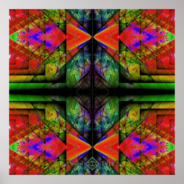 Póster Prisma de Triângulo Invertido 2 (Frente)