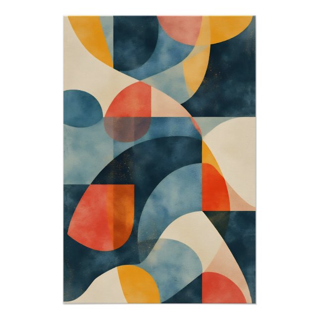 Póster Prisma Dimensional Vibrante (Frente)