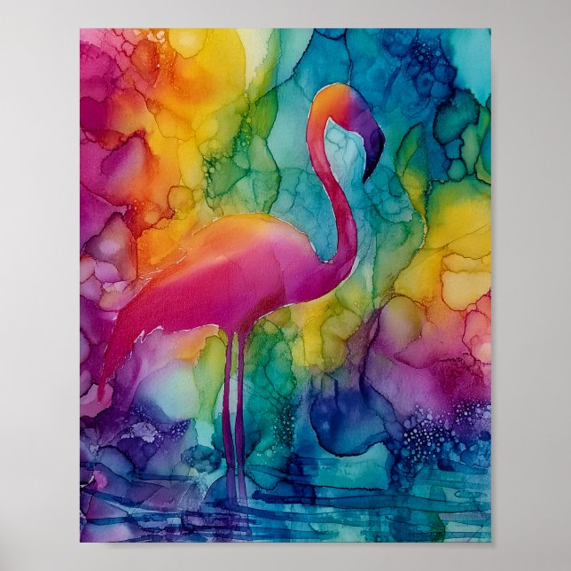 Poster Prisma Flamingo (Frente)