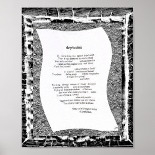Póster Privação
