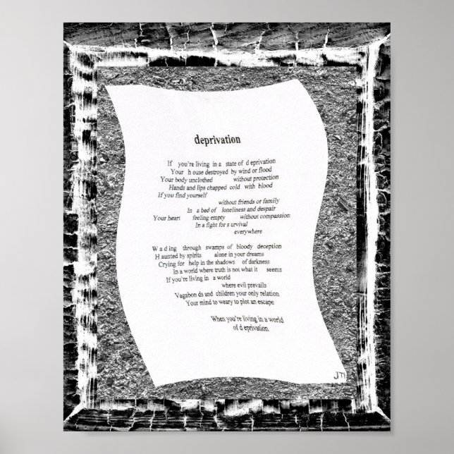 Póster Privação (Frente)