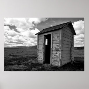 Póster Private Idaho Outhouse