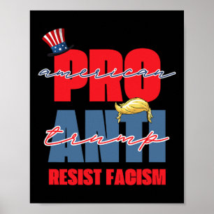 Poster Pró-America Anti-Trump