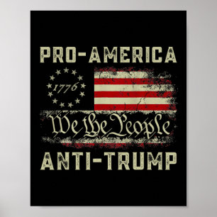 Poster Pró-América Anti-Trump Nós, o Povo Anti-Trump