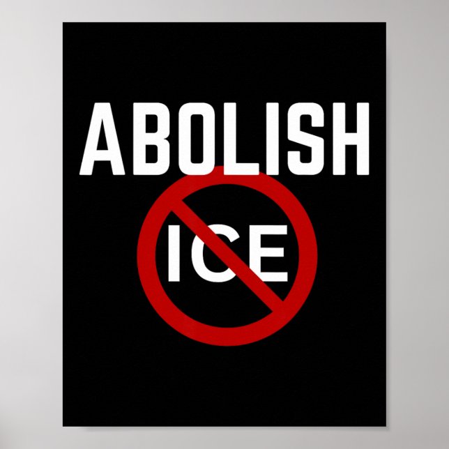 Poster Pró Imigrante Anti Gelo Anti Trump (Frente)