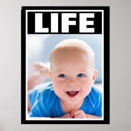 POSTER PRO-LIFE SMILING BABY BOY LARGE