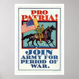 Póster Pro Patria! Junte-se ao exército (US02096A)