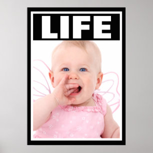 POSTER PRÓ-VIDA, MENINA BEBÊ, PINK CRIANÇA