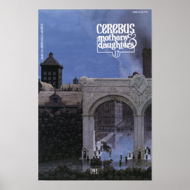 Poster Problema Cerebus nº 167 cobrir (Frente)