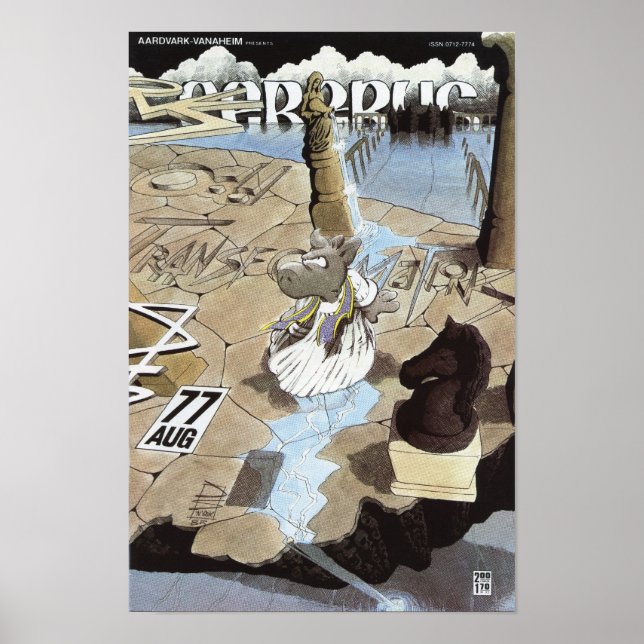Poster Problema Cerebus nº 77 cobrir (Frente)