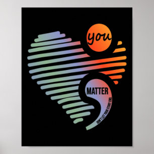 Poster Problema com o coração Não deixe a história acabar