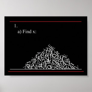 Poster Problema matemático