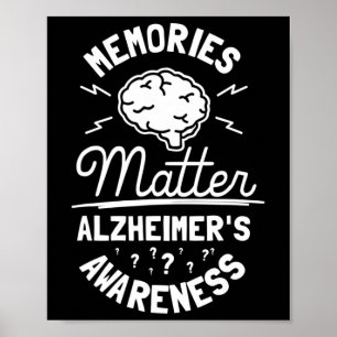 Poster Problema Memórias Conscientização Heimerheimer's F