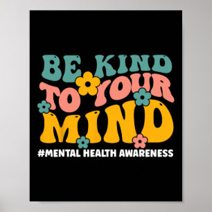 Poster Problemas De Saúde Acabam Com O Stigma Mental Heal