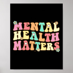 Poster Problemas de saúde do cérebro humano Sensibilizaçã