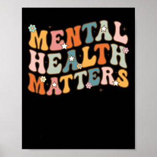 Poster Problemas de saúde do cérebro humano Sensibilizaçã