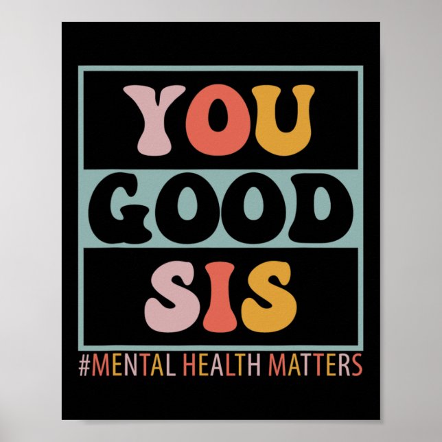 Poster Problemas de Saúde Mental da Boa Irmã (Frente)