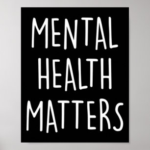 Poster Problemas De Saúde Mental Mês De Consciencializaçã