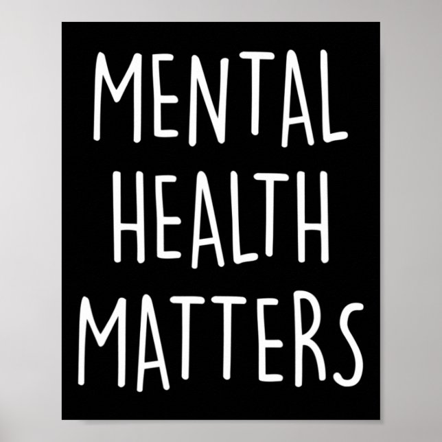 Poster Problemas De Saúde Mental Mês De Consciencializaçã (Frente)