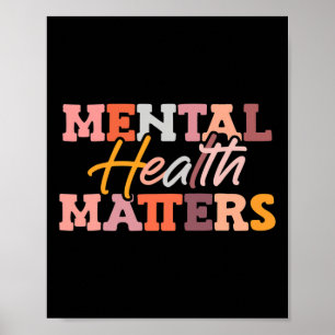 Poster Problemas de saúde mental Sensibilização nacional