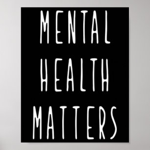 Poster Problemas de saúde mental Sensibilização para a sa