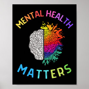 Poster Problemas de saúde mental Sensibilização para a sa