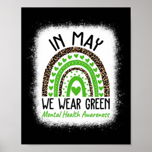 Poster Problemas de saúde Vestimos o Green Mental Health