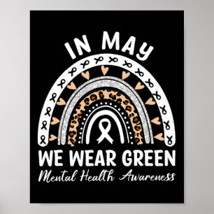 Poster Problemas de saúde Vestimos o Green Mental Health