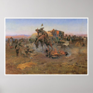 Póster Problemas do Camp Cook, 1912