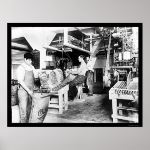 Poster Processamento de Açúcar C & H 1914
