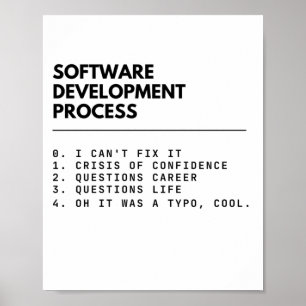 Poster Processo de Desenvolvimento de Software Divertido