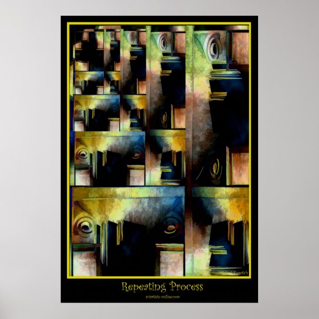 Póster Processo de repetição (Frente)