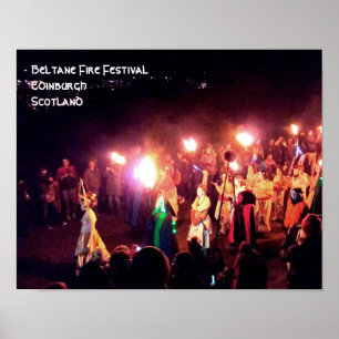 Poster Procissão da Rainha de Maio do Festival do Fogo de