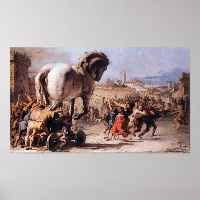 Póster Procissão do Cavalo de Troia (Frente)