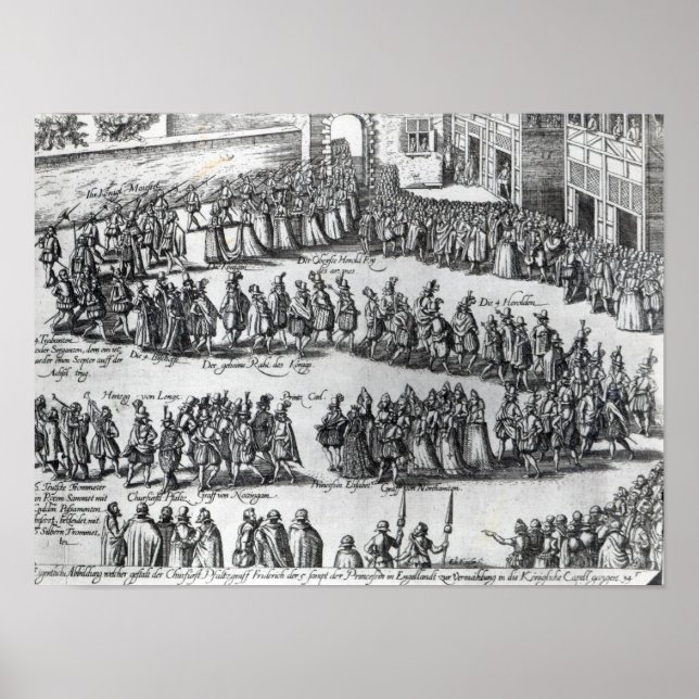 Poster Procissão Elizabethan (Frente)