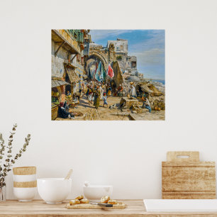 Poster Procissão em Jafa   Gustav Bauernfeind  