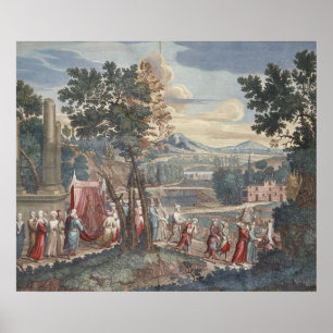 Póster Procissão turca do casamento, 1712-13
