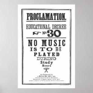 Poster Proclamação 30